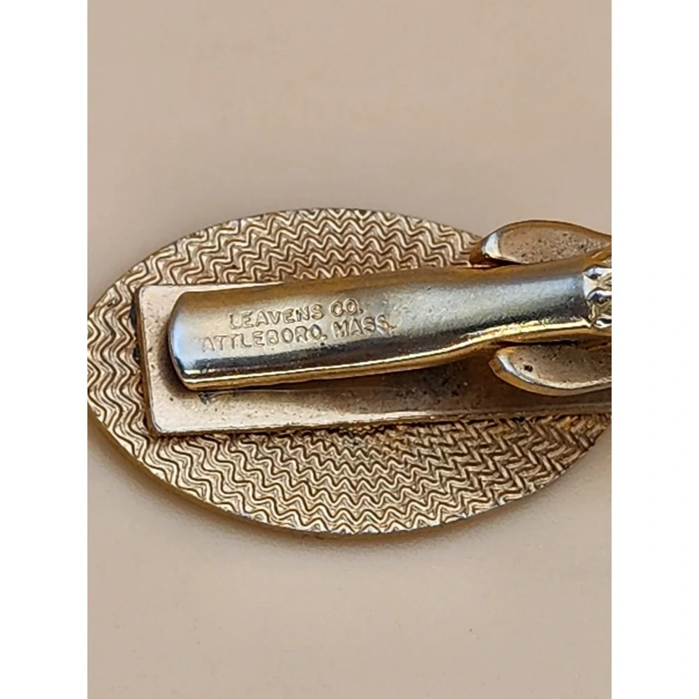 78 Yr Old LEAVENS Mfg. Co. PULLMAN STANDARD PS2 Train Car Tie Clip‎ Bar Clasp